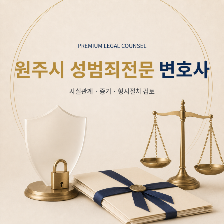 원주시 성범죄전문 변호사